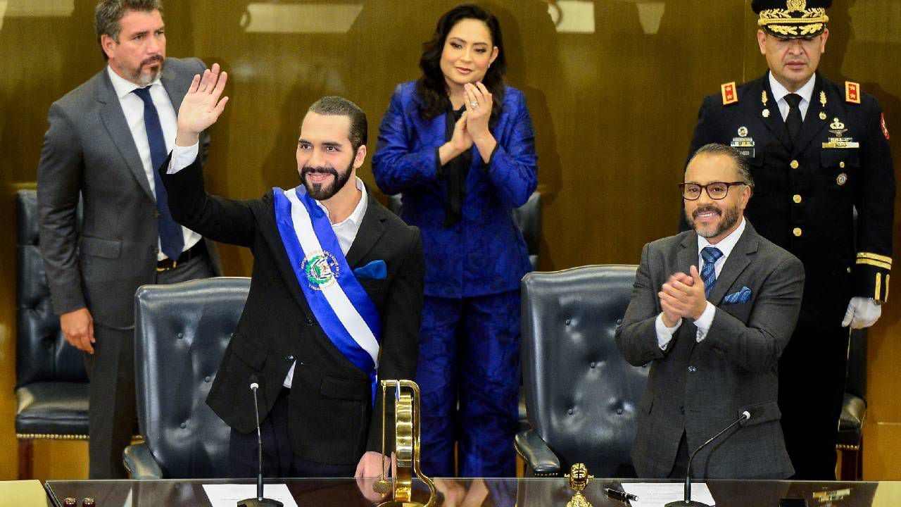 El presidente de El Salvador, Nayib Bukele, cumplió su cuarto año en el cargo.