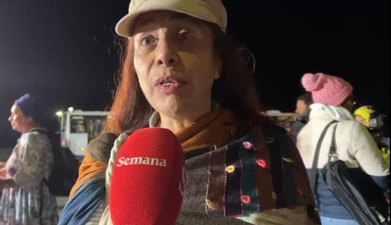 Marcela Munar, una de las colombianas repatriadas de Israel a Colombia.