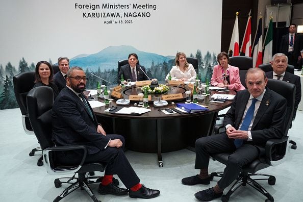 Reunión de ministros del G7.