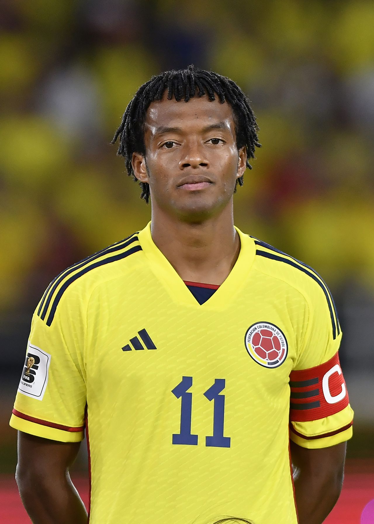 Juan Cuadrado fue el capitán de la Selección Colombia en el partido por la primera fecha de las eliminatorias ante Venezuela