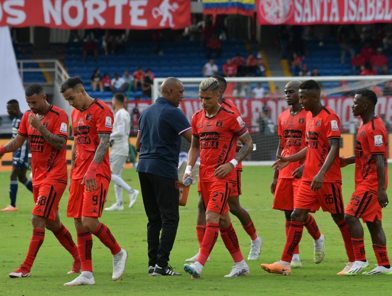 Imagen del partido entre América de Cali e Independiente Medellín por la fecha 5 del segundo semestre de la Liga colombiana del 2023.