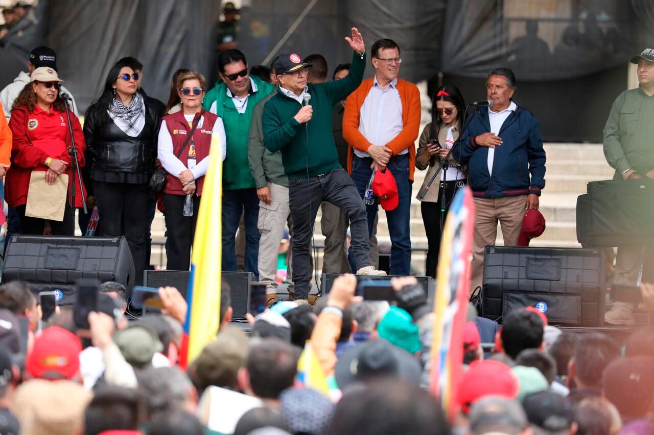 Discurso del Presidente Gustavo Petro
Plaza de Bolívar 
1 de mayo día del trabajo