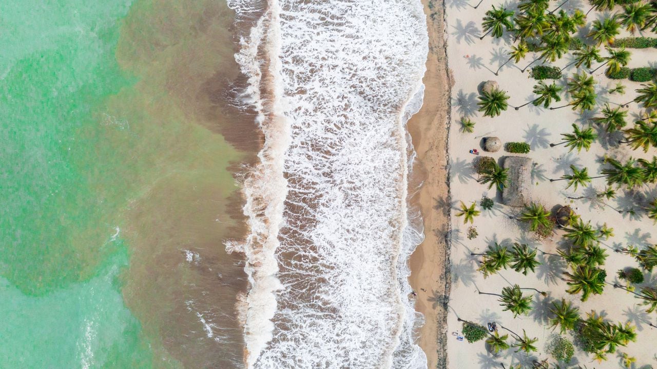 Las playas de Palomino, en La Guajira, uno de los atractivos de la región más visitados.