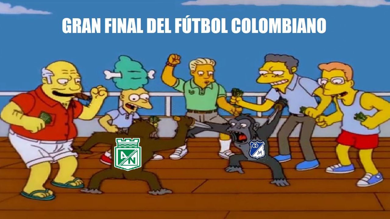 Memes de la final del fútbol colombiano.