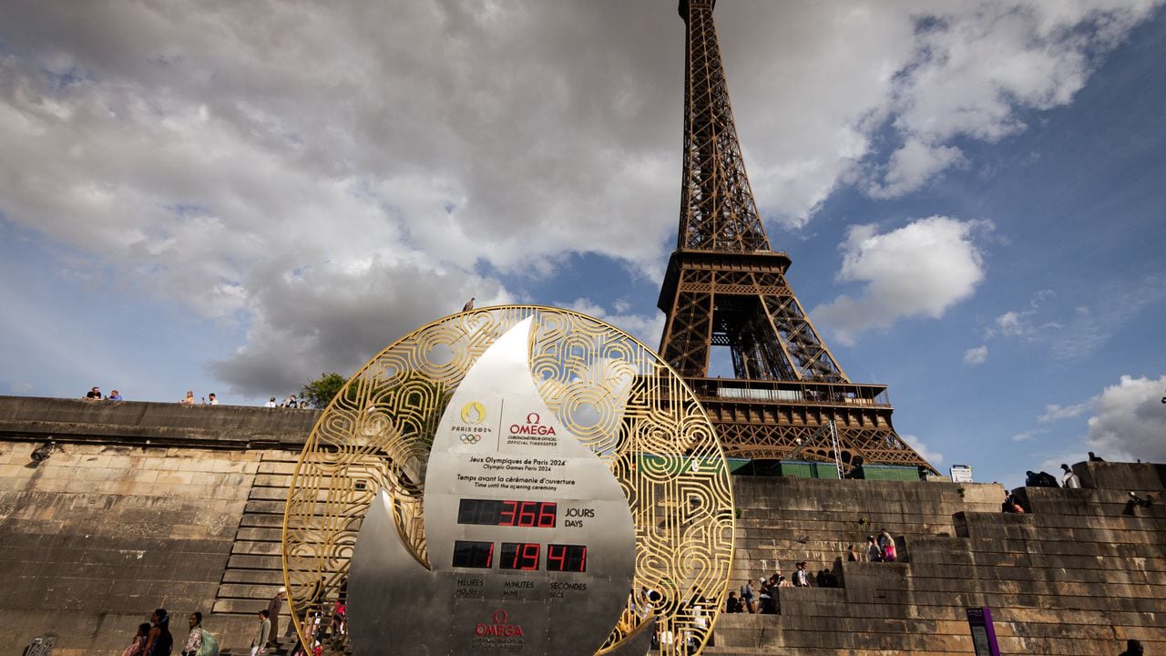 Cuenta regresiva para los Juegos Olímpicos de París 2024.