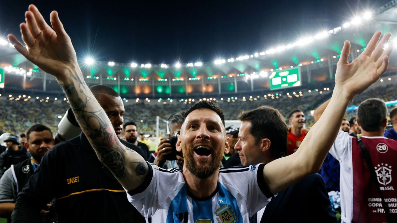 Lionel Messi vistiendo los colores de la 'albiceleste'.