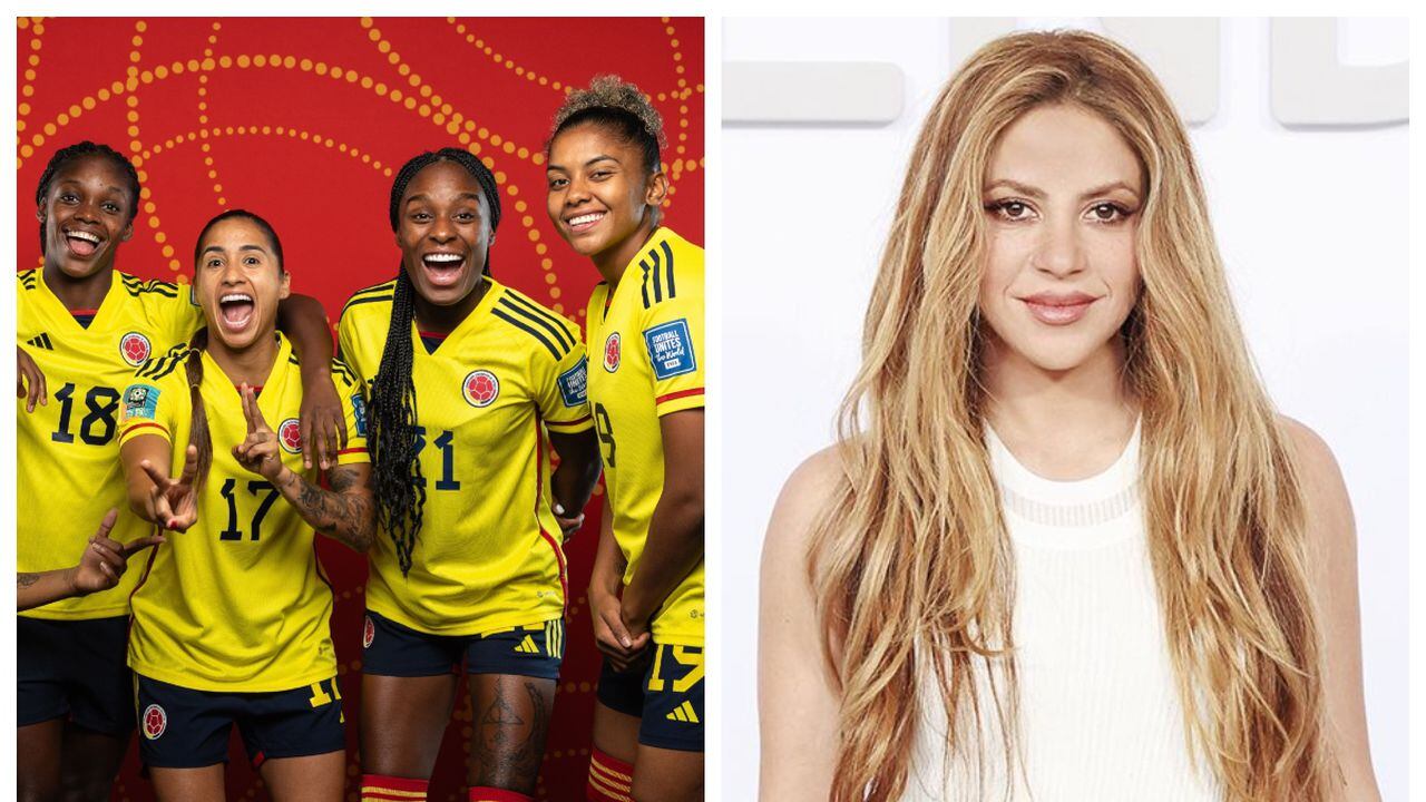 Selección Colombia Femenina es apoyada por Shakira