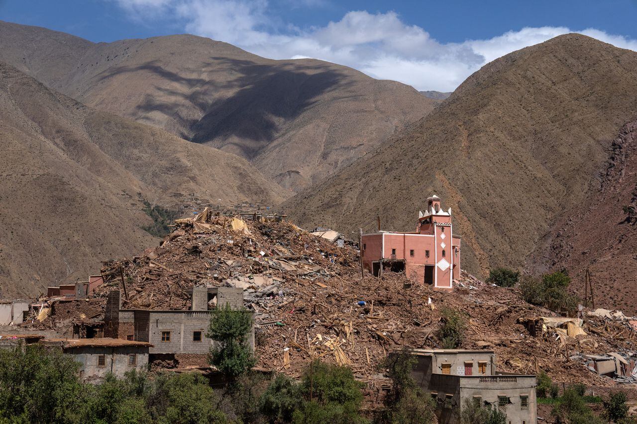 Imágenes que dejó el fuerte temblor del pasado viernes 8 de septiembre en Marruecos