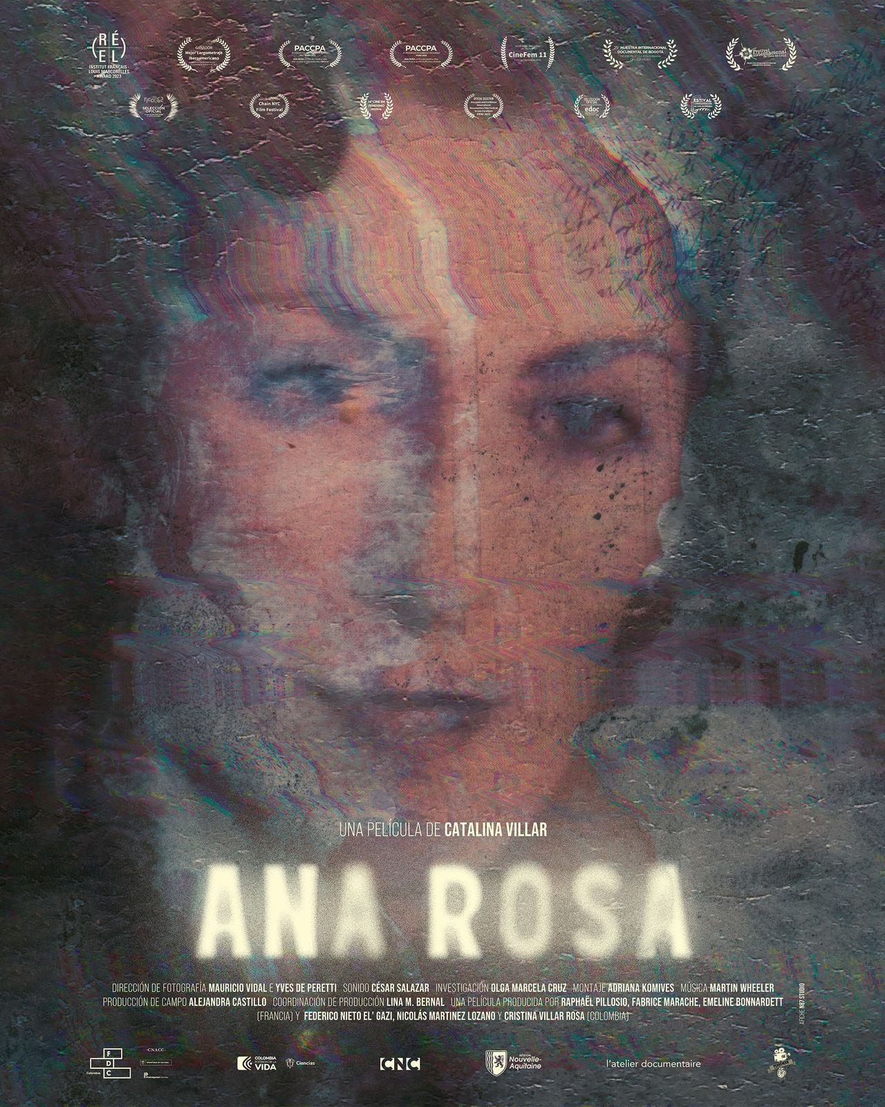 Ana Rosa es una producción de Perrenque Media Lab (Colombia), en coproducción con L’atelier Documentaire (Francia); con el apoyo del Fondo para el Desarrollo Cinematográfico, Proimágenes Colombia, Minciencias, Centre National Du Cinéma et de l´image Animeé, Région Nouvelle-Aquitaine.