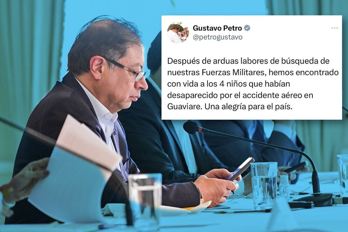 El presidente Gustavo Petro aseguró ayer, en un trino, que lamentaba haber anunciado que los menores que viajaban en la avioneta desaparecida en el Guaviare habían sido hallados con vida.
