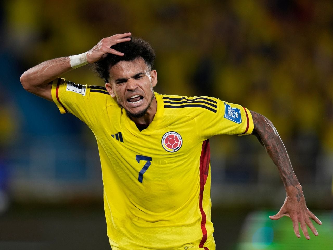 Luis Díaz, uno de los jugadores con mejor desempeño de la Selección Colombia ante Venezuela