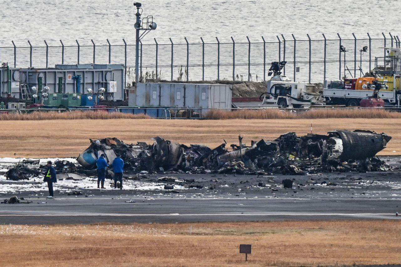 Accidente de avión en Japón
