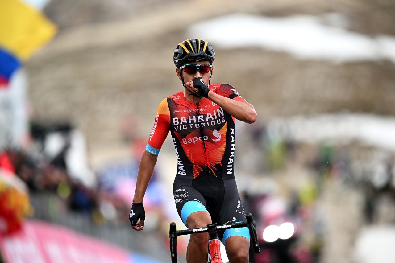 El ciclista colombiano Santiago Buitrago ganó la etapa reina del Giro de Italia.