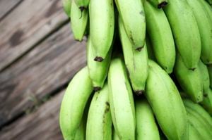 El plátano verde puede contrarrestar la diarrea.