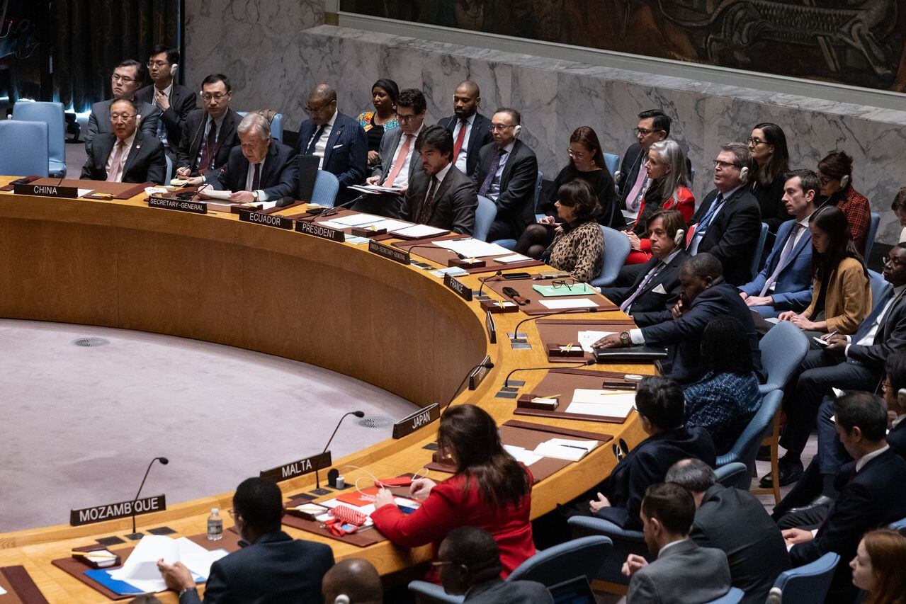 Reunión de emergencia del Consejo de Seguridad de la ONU.