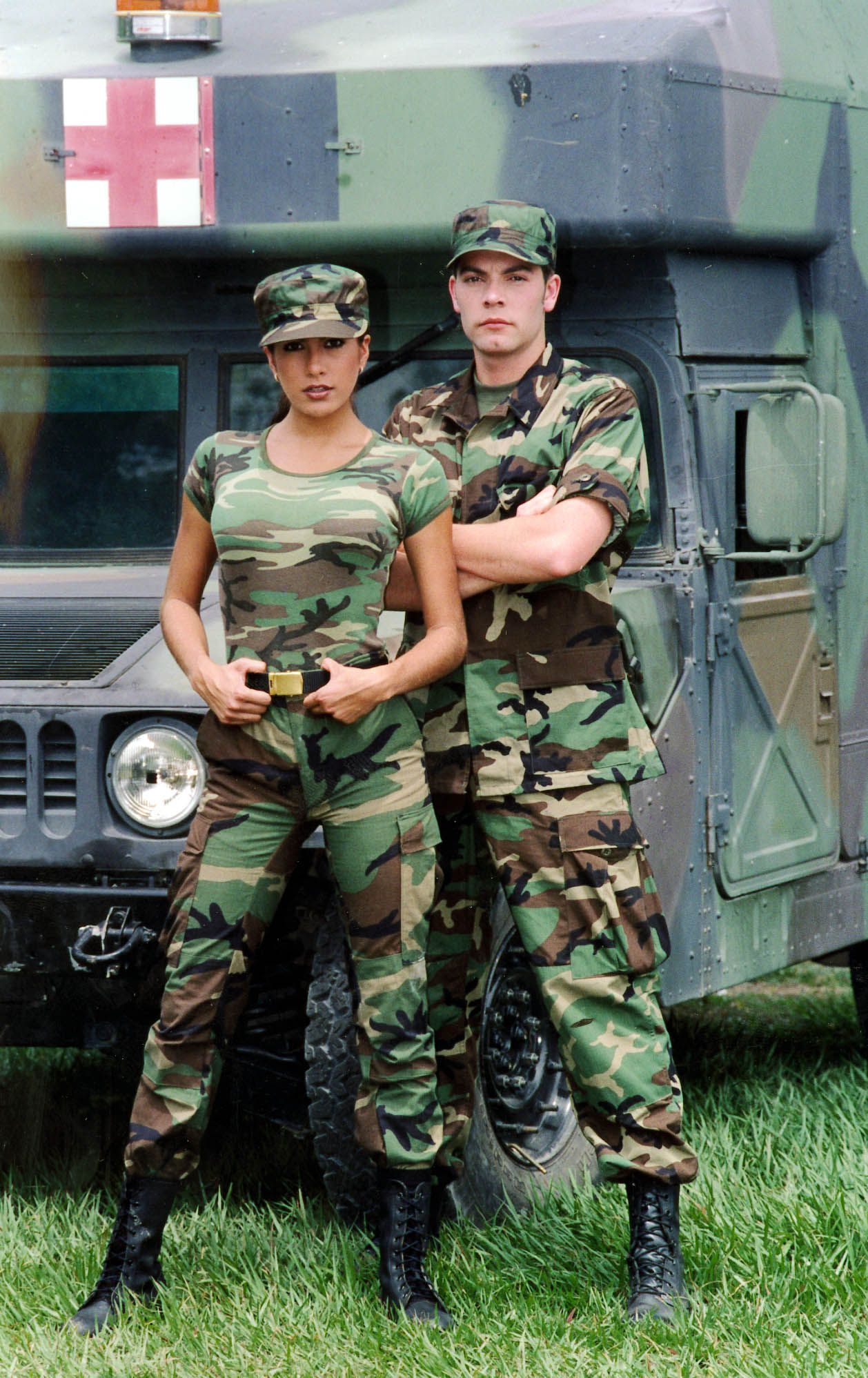Andrea Serna junto a Iván Lalinde cuando presentaban el programa Comandos.