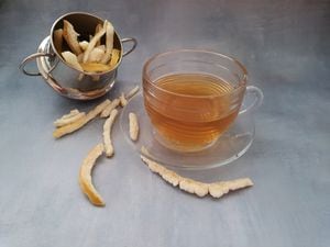 té de cáscara de naranja