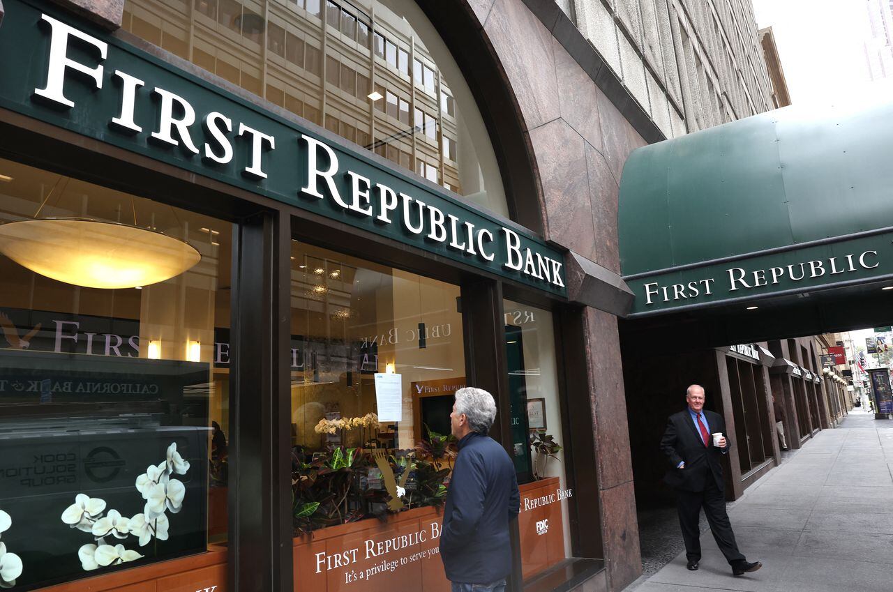 El First Republic Bank fue comprado por JP Morgan. Foto: AFP