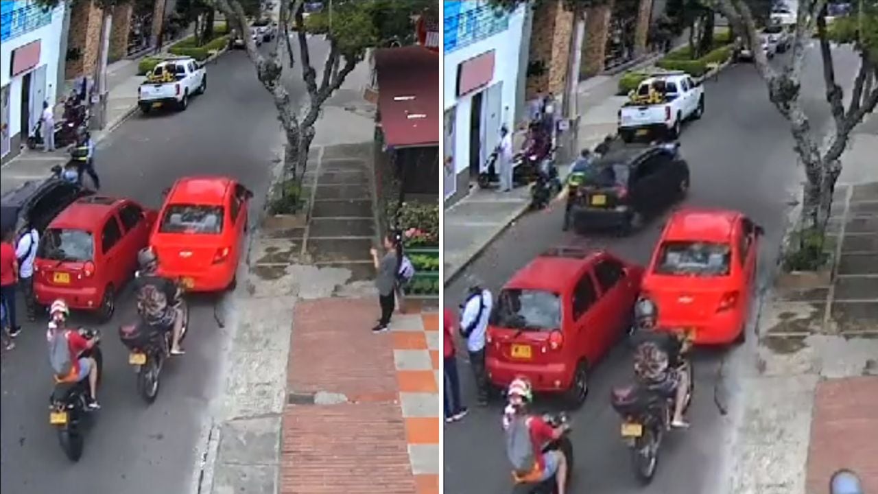 Esta agresión contra los agentes de tránsito sucedió en Bucaramanga.