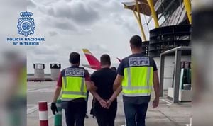 Fueron 4 los detenidos en el Aeropuerto de Madrid.