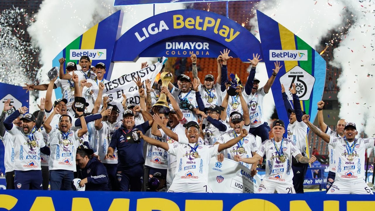 Junior es el nuevo campeón de la Liga BetPlay al derrotar al Medellín.