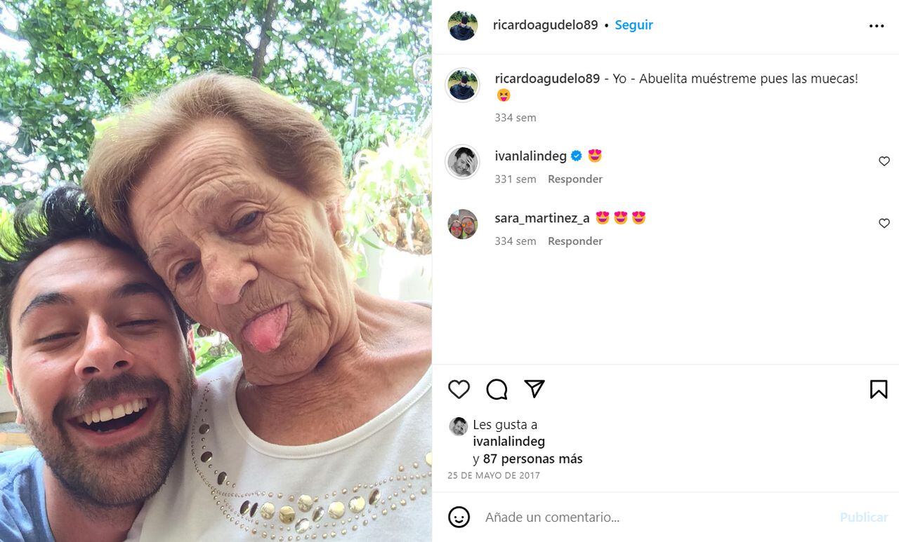 Ricardo Agudelo, sobrino de Iván Lalinde se robó las miradas de los internautas en las redes sociales.