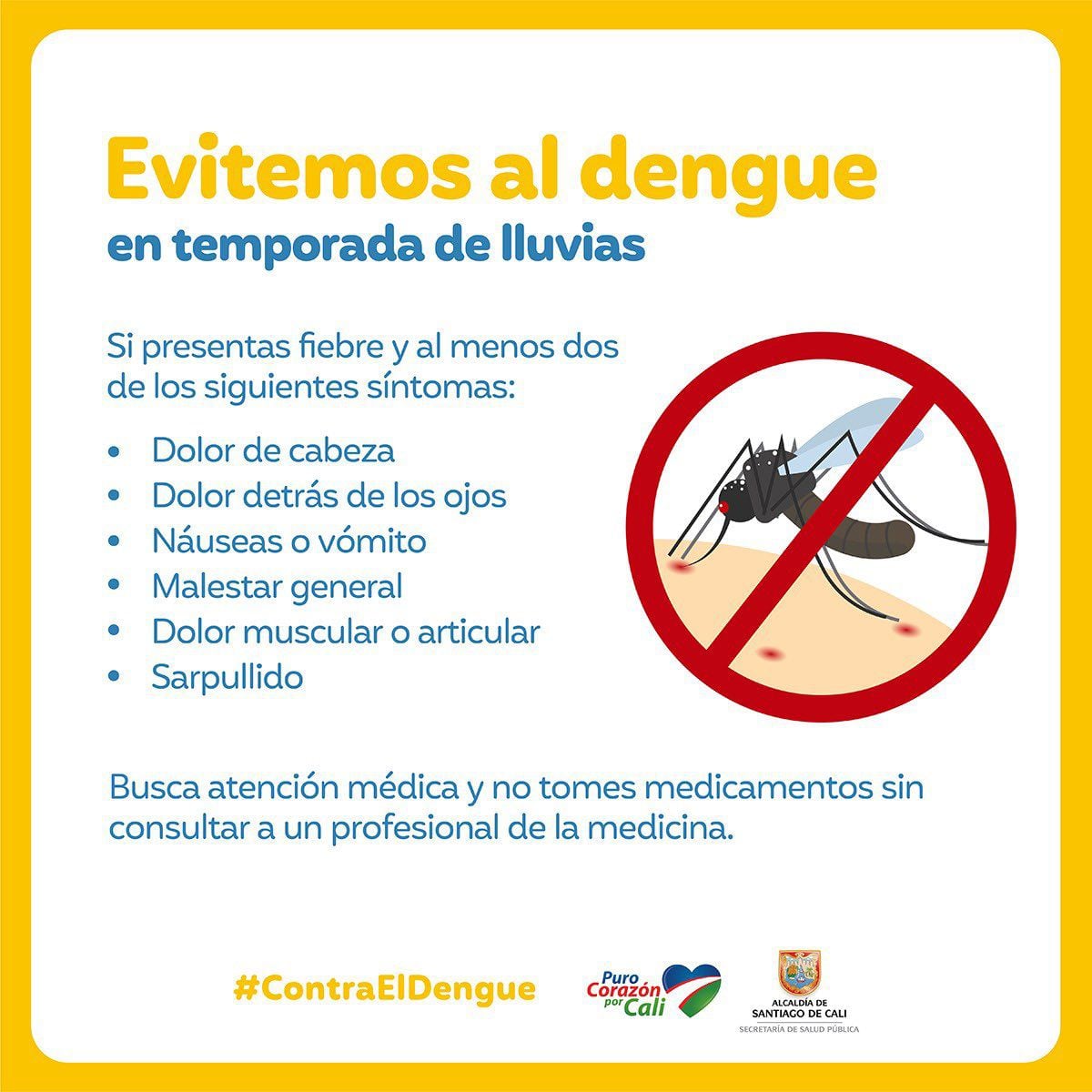 Estos son algunos de los síntomas del dengue.