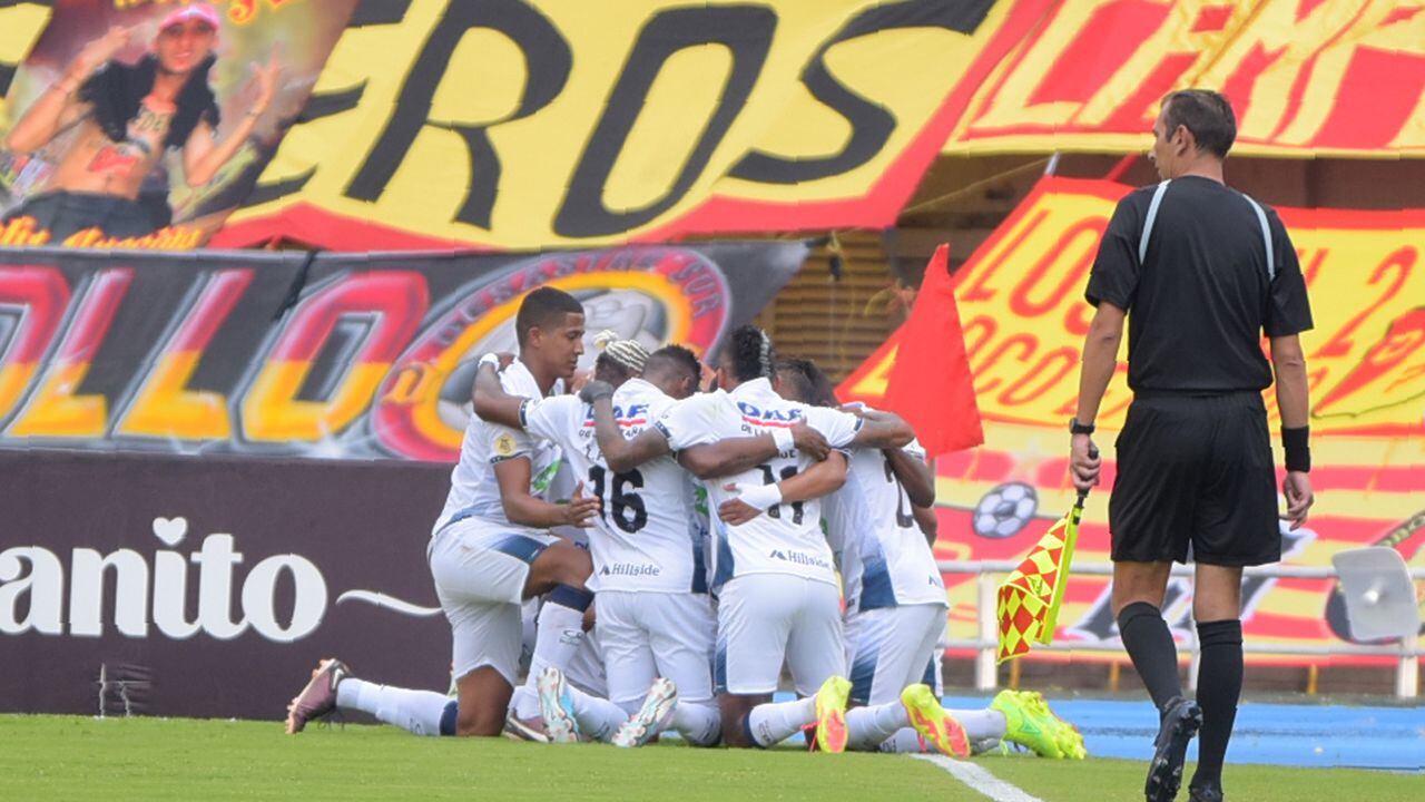 Imagen del partido entre Deportivo Pereira y Once Caldas por la fecha 10 del segundo semestre de la Liga colombiana 2023.