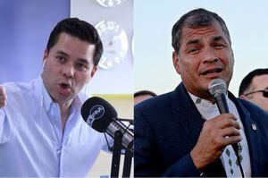 El periodista Luis Carlos Vélez y el expresidente de Ecuador, Rafael Correa, se dijeron de todo en pleno programa radial.