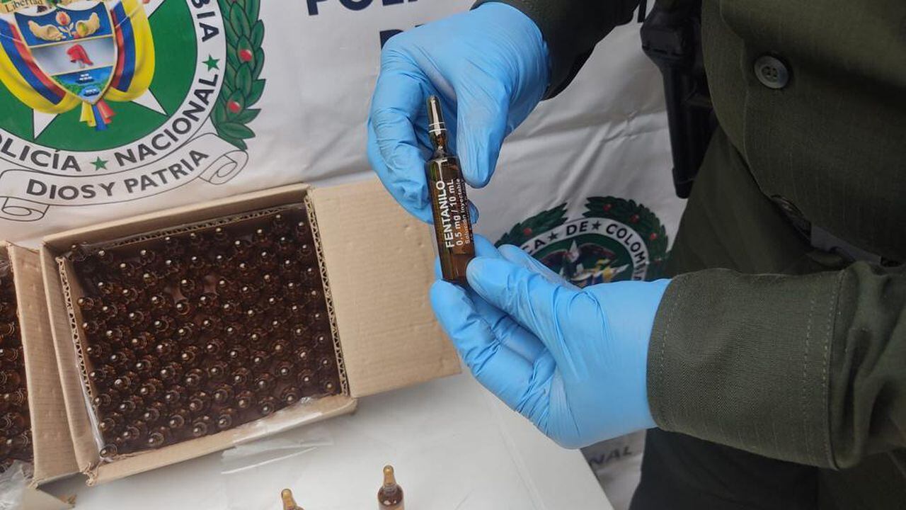 Operativos contra el fentanilo en Colombia