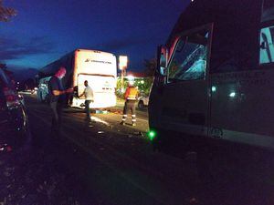 El accidente ocurrió sobre la vía que conduce de Ginebra a Naranjal, a la altura de El Cerrito.