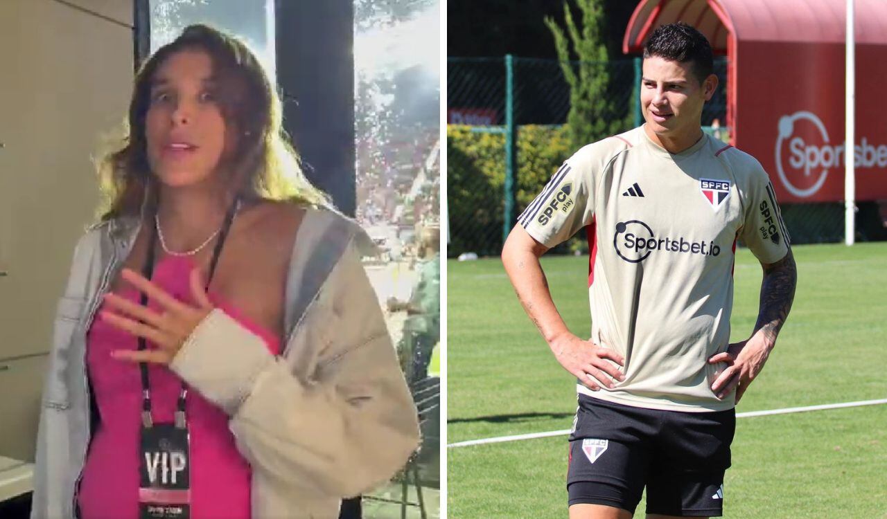 Daniela Ospina, expareja de James, dio su opinión del arribo del colombiano a Brasil