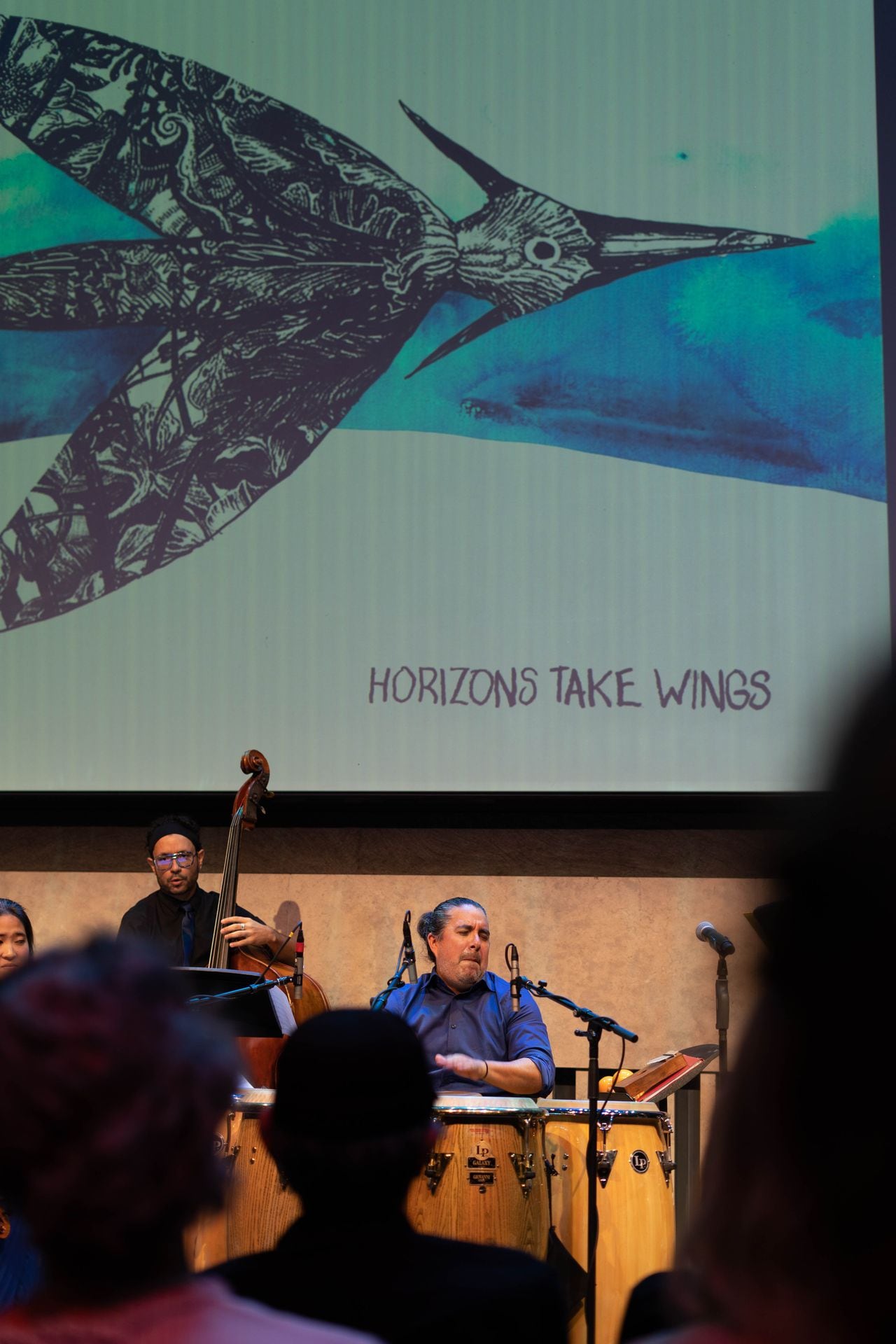 El maestro Samuel Torres M. en su función en el Lincoln Center, presentando su nuevo álbum A Dance For Birds.