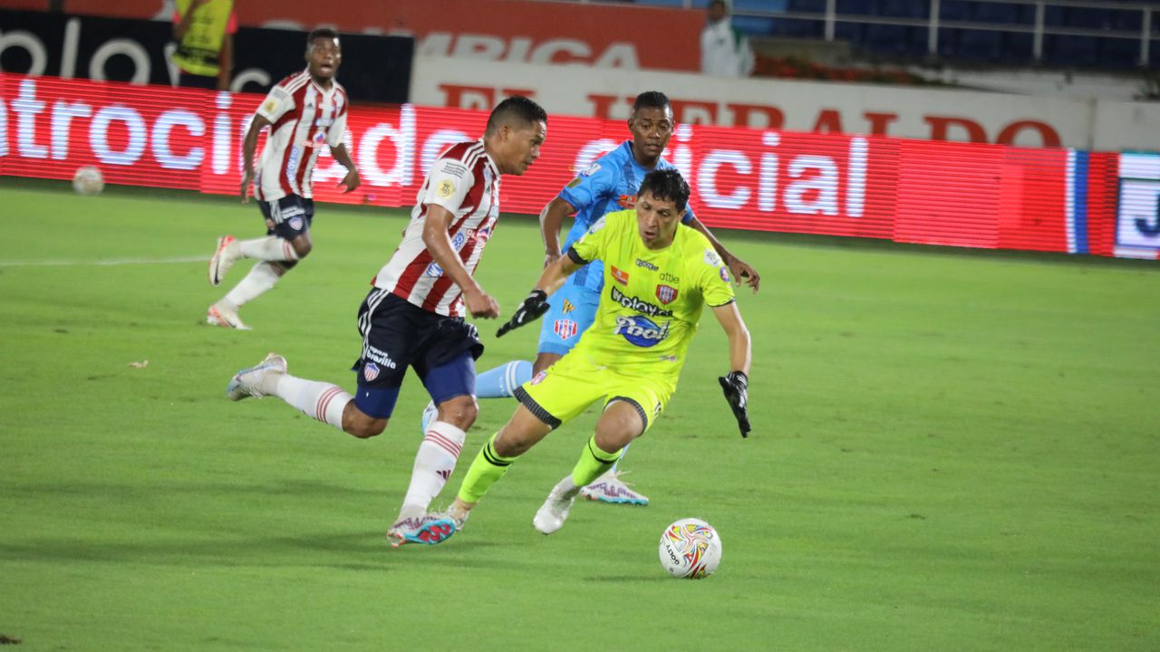 Imagen del partido entre Junior de Barranquilla y Unión Magdalena por la fecha 10 del segundo semestre de la Liga colombiana del 2023