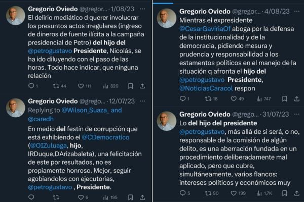 Trinos de Gregorio Oviedo.