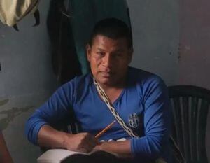 Marino Paví Julicue, líder indígena fue asesinado Toribío, Cauca.
Foto tomada de las redes sociales