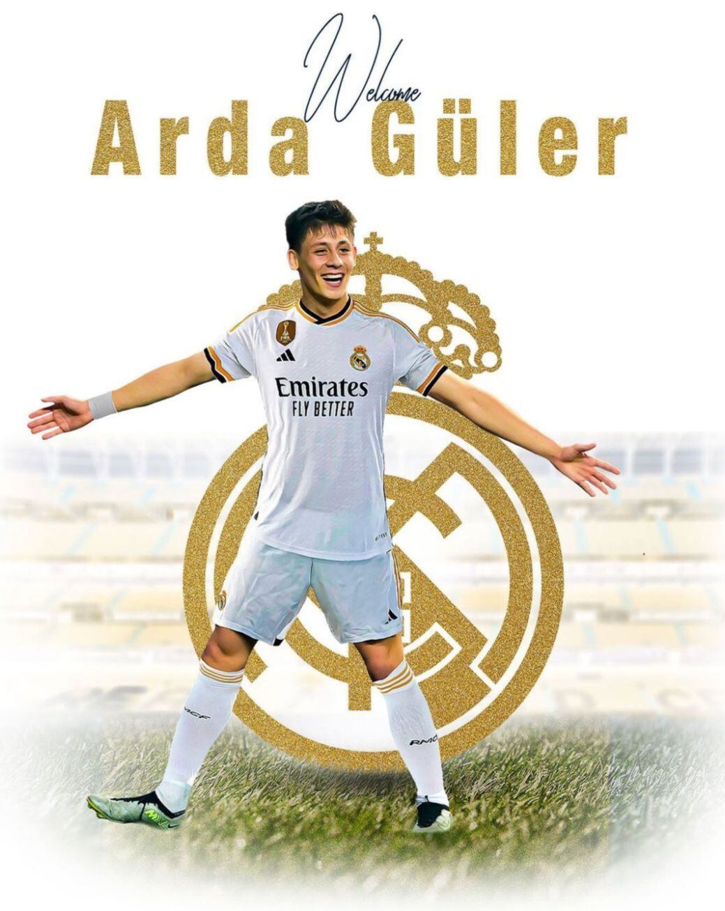 Hoy el Real Madrid anunció a Arda Güler, joven promesa de Turquía