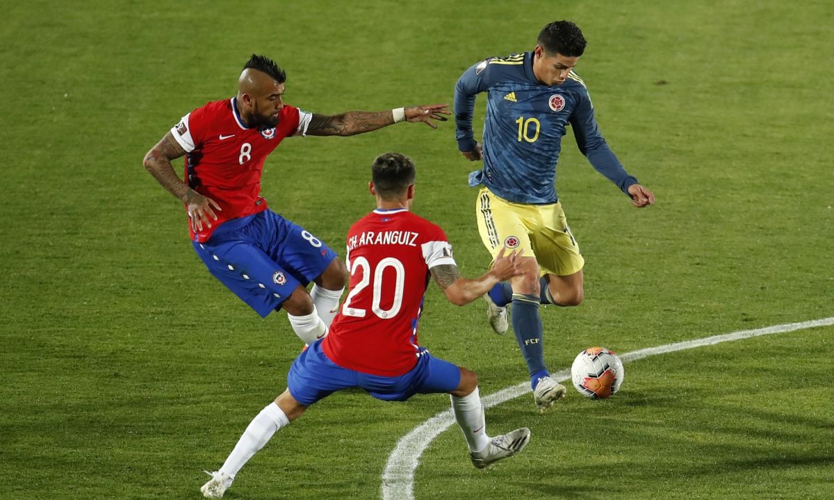 Chile vs. Colombia - Copa América. Foto: Alberto Valdes-Pool/Getty Images
