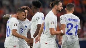 Francia venció a Holanda por 2-1 este viernes en las clasificatorias a la Euro 2024.