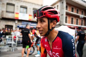 Egan Bernal, ciclista colombiano del Ineos Grenadiers.