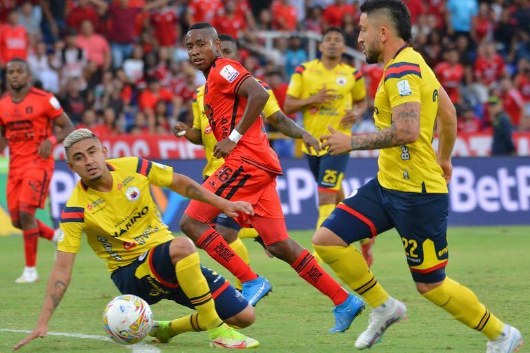 Imagen del partido entre América de Cali y Deportivo Pasto por la Fecha 3 de la Liga Colombiana II 2023.