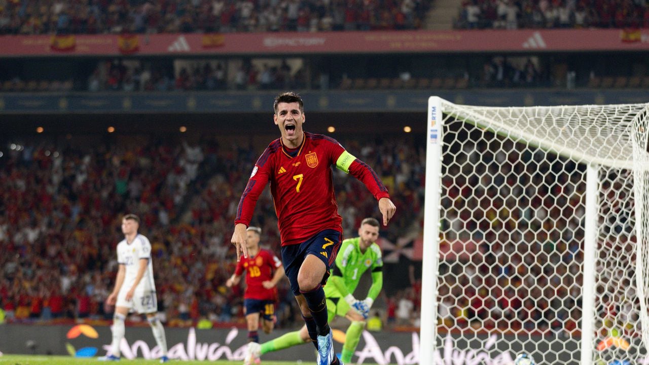 Morata es el capitán de España.