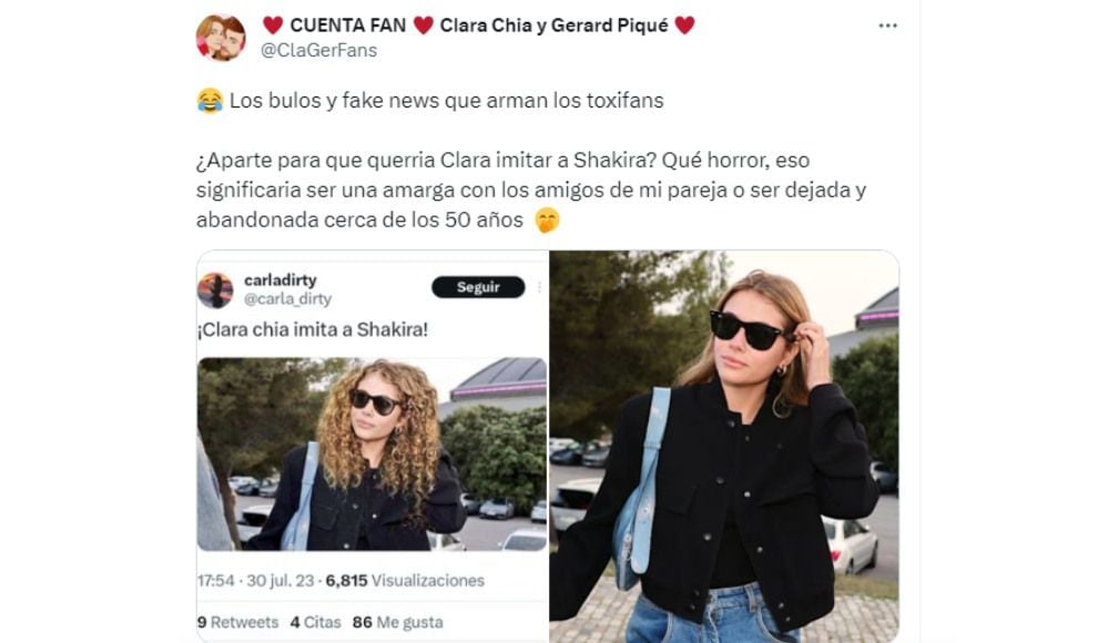 La española fue blanco de ediciones en redes sociales.