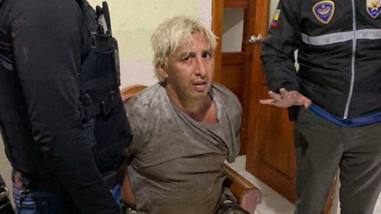 Fabricio Colón Pico, líder de una organización criminal,  se había escapado el pasado 8 de enero de la cárcel de Riobamba.