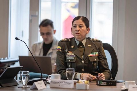 Comandante de la Policía Metropolitana de Bogotá, general Sandra Hernández,