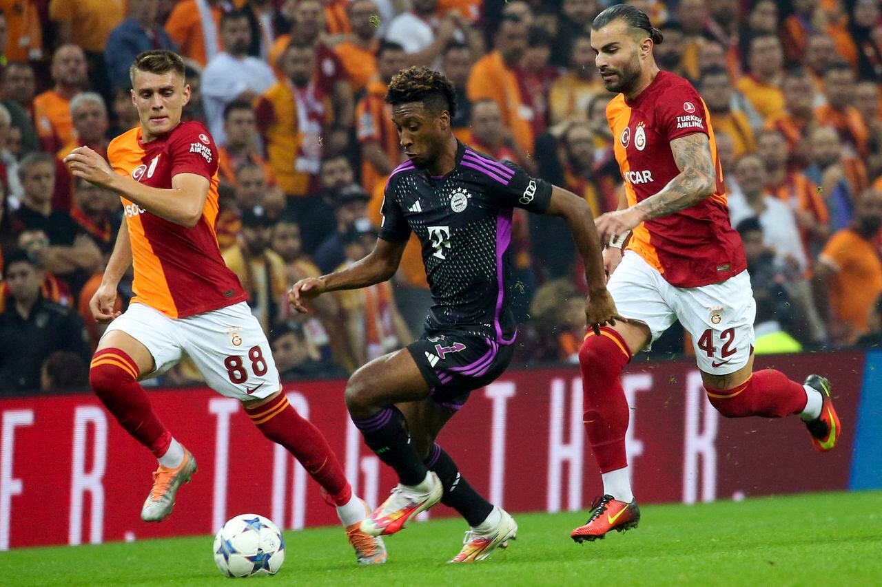 Imagen del partido entre Galatasaray y Bayern Múnich por la tercera jornada de la fase de grupos de la Champions League.