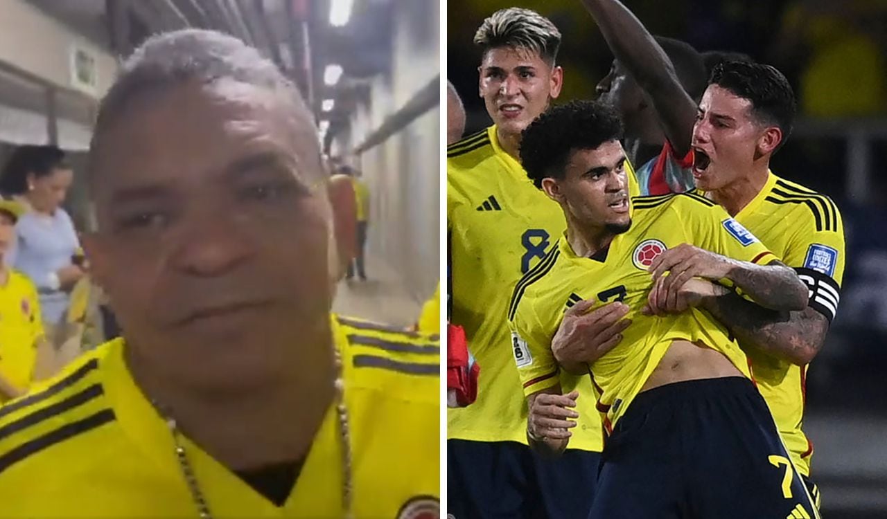 Papá de Luis Díaz se vio sumamente emocionado por los goles de sus hijos ante Brasil