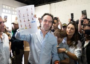 Votación candidato a la Alcaldía de Medellín Federico Gutiérrez