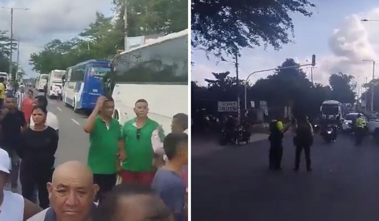 Conductores y protestantes se quedaron "varados" y no asistieron a las manifestaciones en el centro del país.