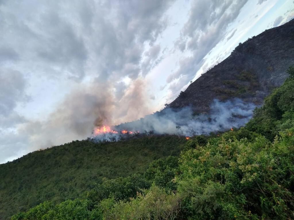 Emergencia en Yotoco, Valle: un incendio acabó con más de 100 hectáreas de reserva forestal.